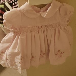 Newborn pink dress